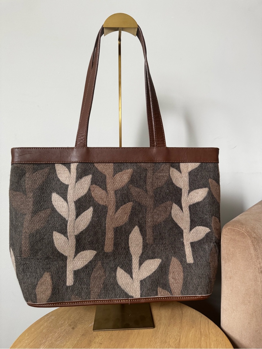 Liora Manné | Felt Leaf Tote Bag